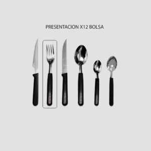 TENEDOR MESA M/NEGRO 00409