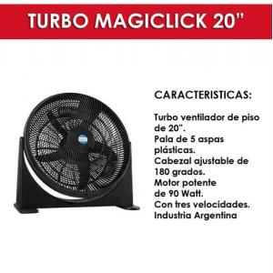 VENTILADOR PIE 20" 5 ASPAS