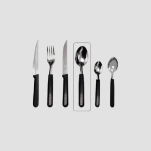 CUCHARA INOX. M/NEGRO 00408