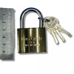 CANDADO 38MM BRONCE 3 LLAVES