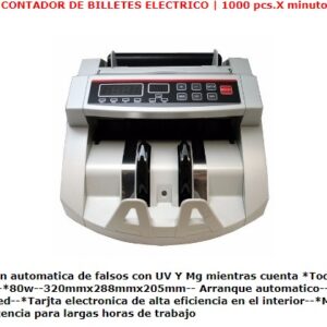 CONTADOR DE BILLETES ELECT.